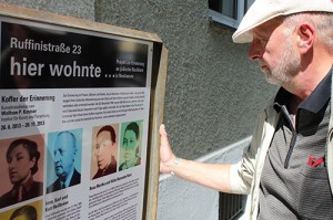 Wolfram P. Kastner in der Ruffinistraße 23 Wolfram P. Kastner in der Ruffinistraße 23